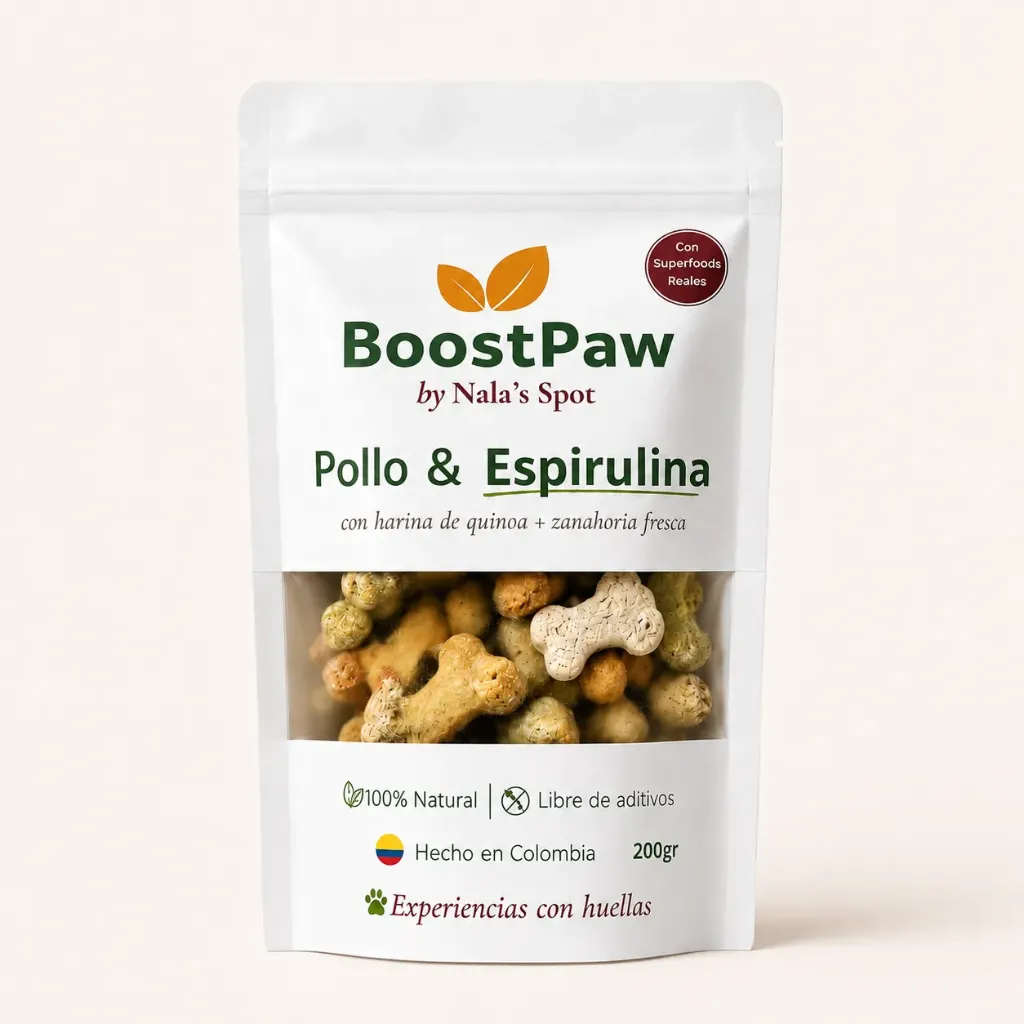 [BP-POLLO-200] BoostPaw Pollo & Espirulina - 200g