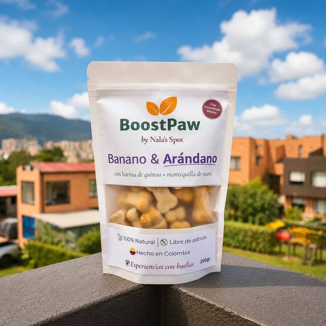 [BP-BANANO-200] BoostPaw Banano & Arándano - 200g